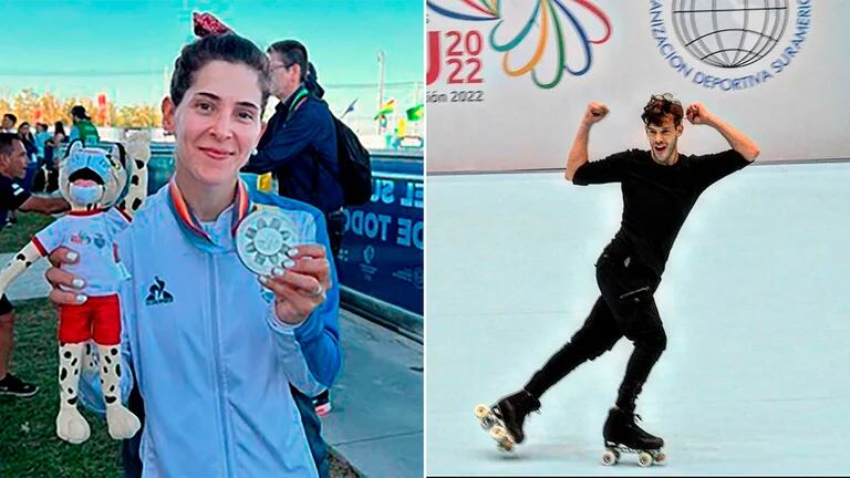 Plata: Rocío Berbel Alt en 10.000 metros puntos más eliminación del patinaje de velocidad. Bronce: Juan Francisco Sánche 