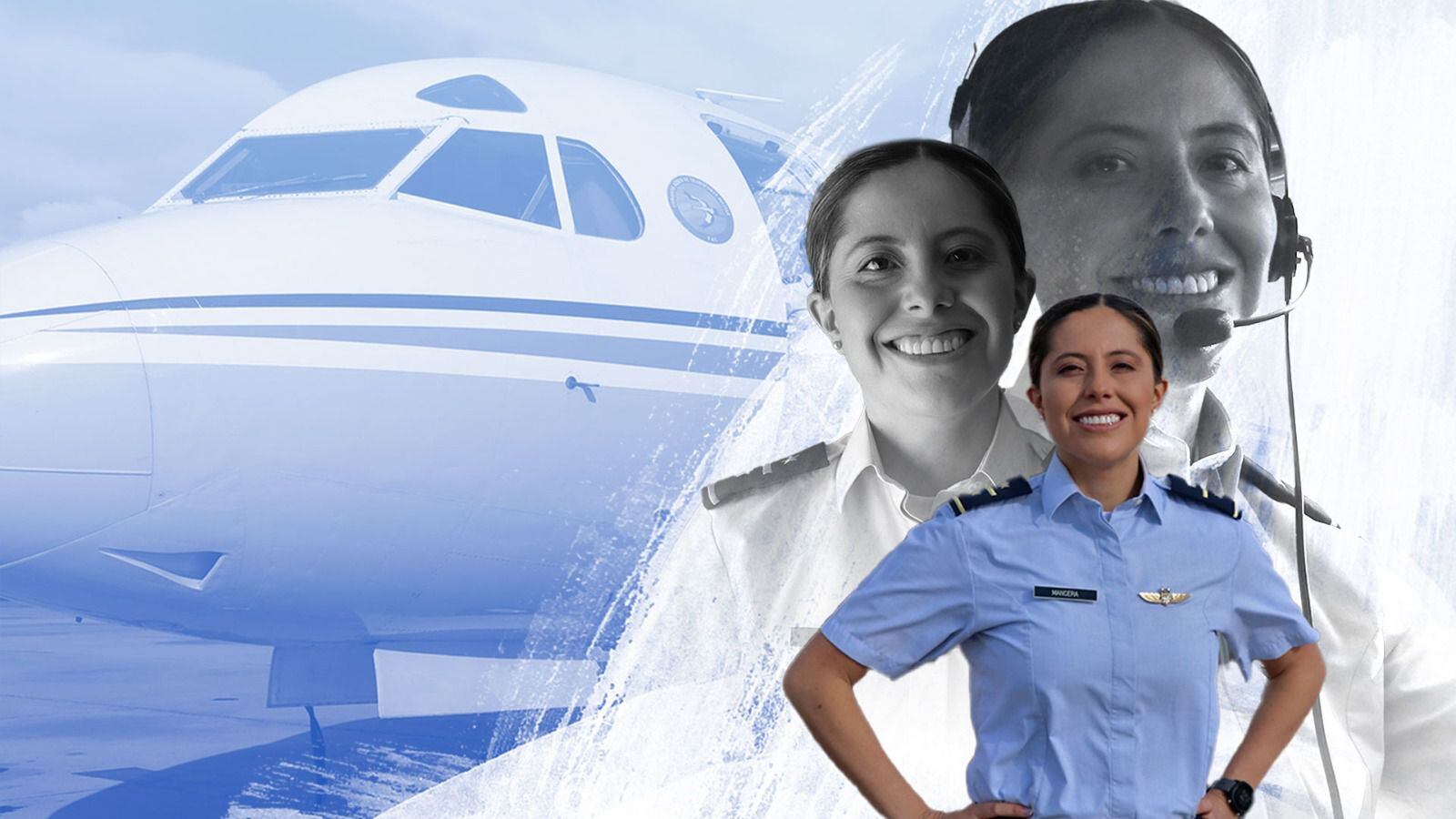 Con múltiples "primeras veces" en su haber, Mancera ha establecido un legado de igualdad y empoderamiento dentro de la aviación militar, abriendo caminos para la inclusión femenina en el ámbito - Crédito OFCOP CATAM / Edición Infobae Colombia