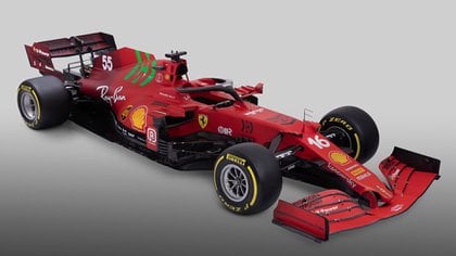 Carlos Sainz y Charles Leclerc conducirán para Ferrari en esta temporada: incorpora el color borgoña y lo fusiona con el rojo (Twitter: @ScuderiaFerrari)