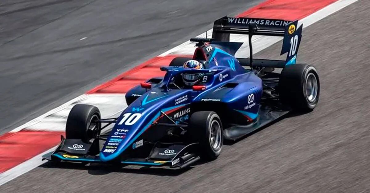Franco Colapinto managed to get on the podium in the Formula 3 sprint race in Bahrain