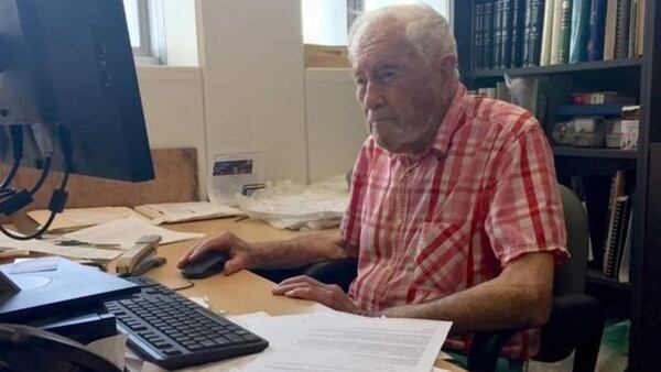 David Goodall tenía 102 años y seguía yendo a su oficina en la Universidad de Perth todos los días.