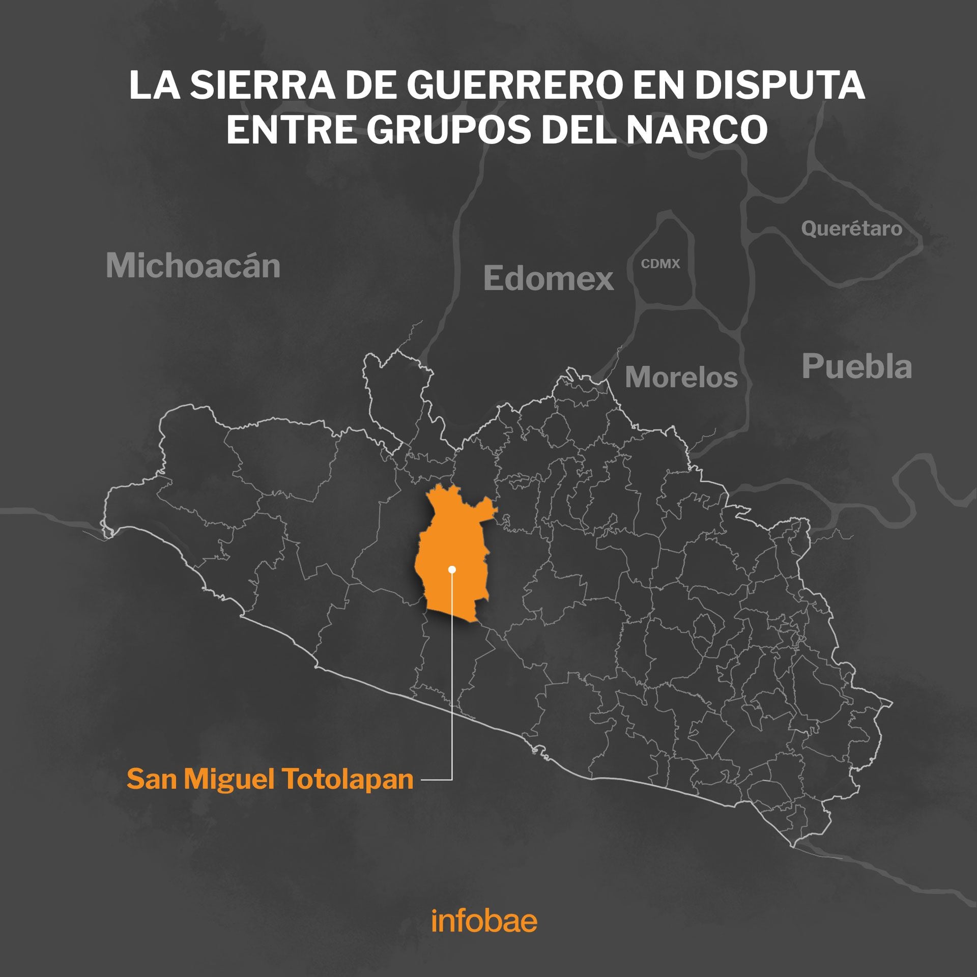 San Miguel Totolapan se ubica en la región de Tierra Caliente de Guerrero. (Infobae México/Jovani Pérez)