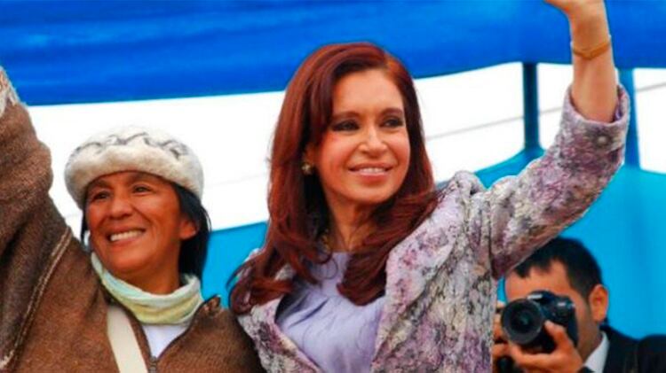 Cristina Kirchner y Milagro Sala, cuando aún no había quedado detenida