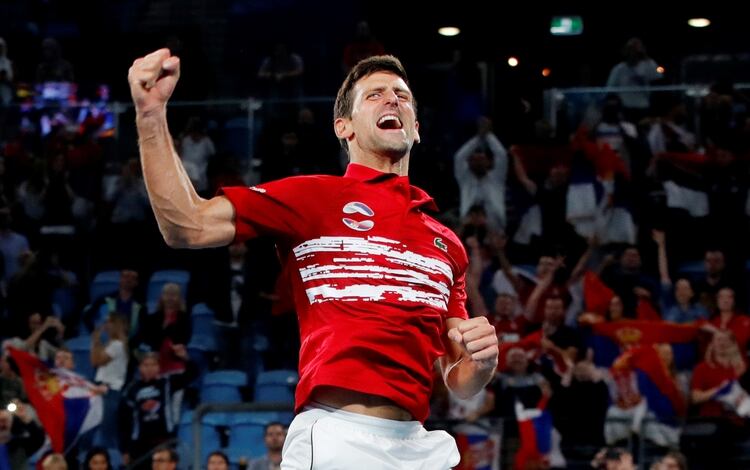 Djokovic venció a Nadal en el single (REUTERS)