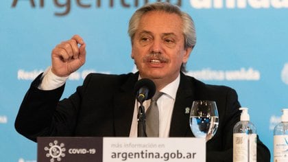 El presidente Alberto Fernández anunció varios millones de dosis que llegarán al país en diciembre (Foto: Franco Fafasuli)