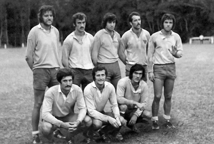 Los jugadores de La Plata Rugby Club: veinte de ellos están desaparecidos