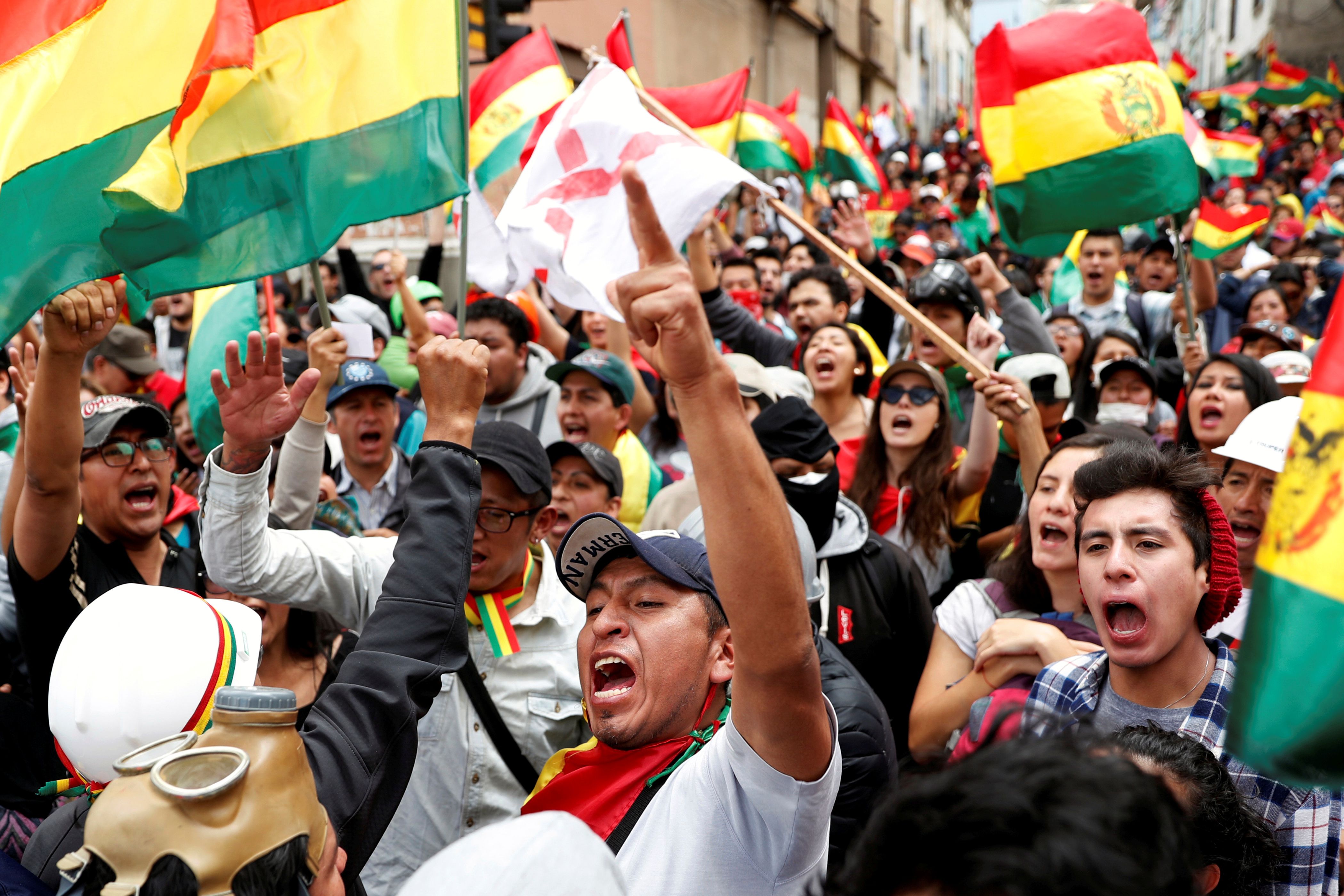 Protestas en Bolivia. (REUTERS/Carlos Garcia Rawlins)     