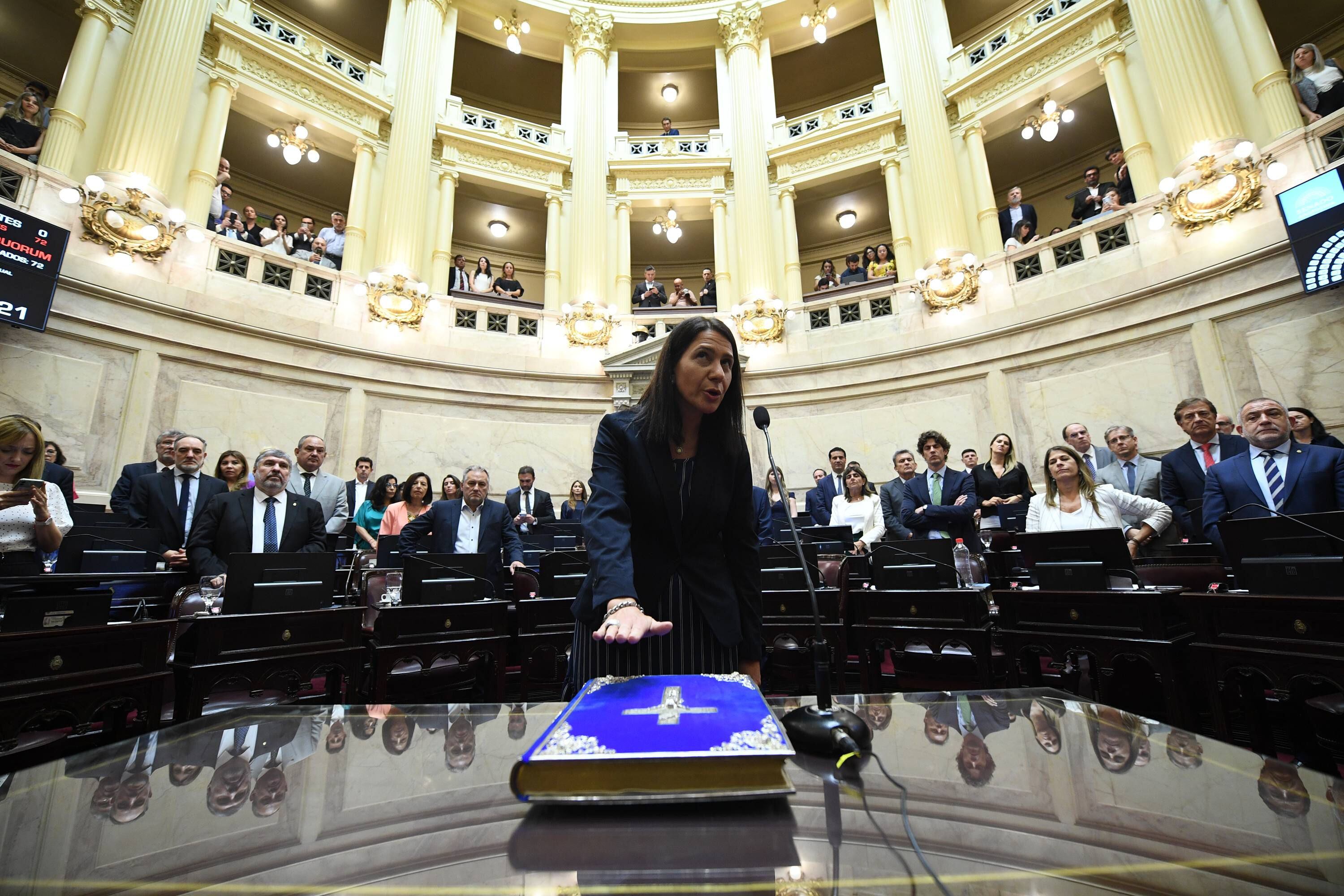 Sesión Pública Especial en el recinto del Senado de la Nación, en Buenos Aires, Argentina, el 13 de diciembre de 2023.  Fotos: Comunicación Senado