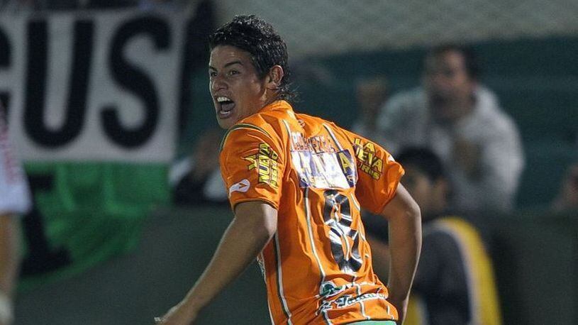 James Rodríguez en su primera y única participación en Copa Libertadores brilló con Banfield - crédito Getty Images