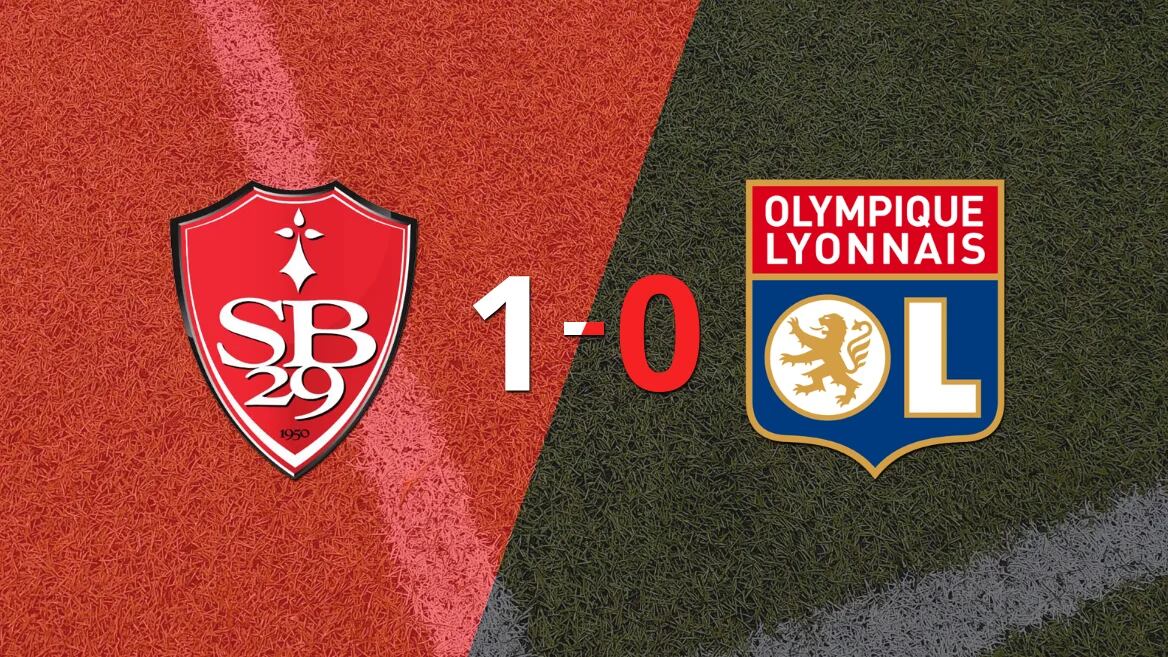 Stade Brestois venció por la mínima a Olympique Lyon
