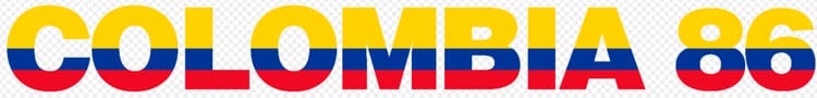 El logo del Mundial Colombia 86′ antes de que fuera cancelado el evento