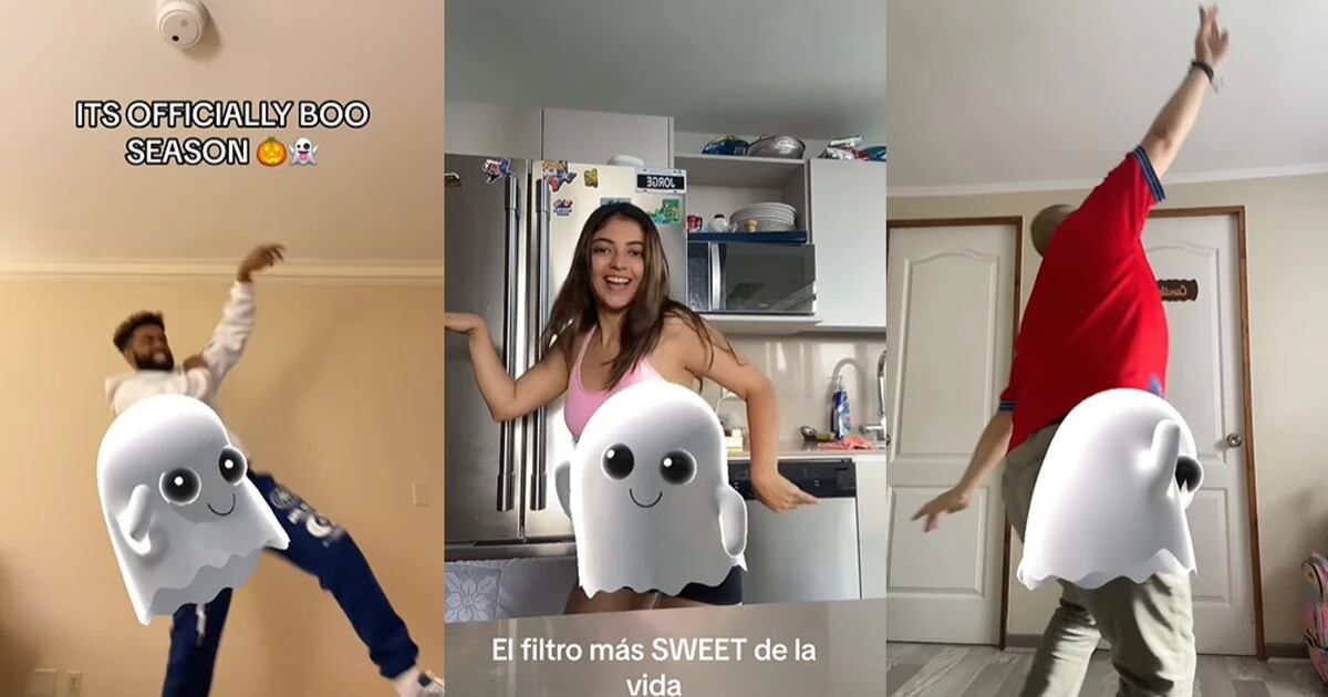 A TikTok filter lets you dance with a ghost on Halloween