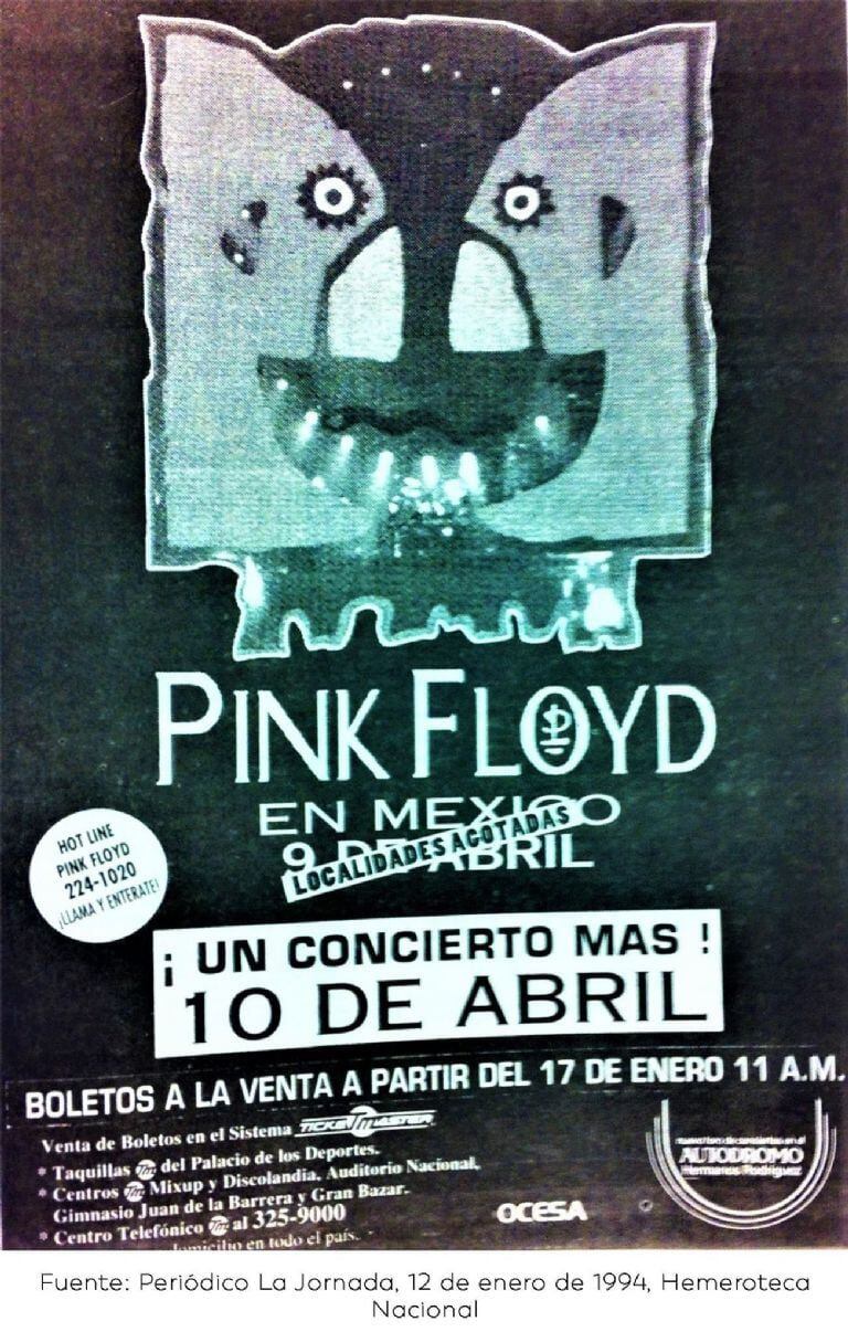 Pink Floyd en México 1994 - La Jornada