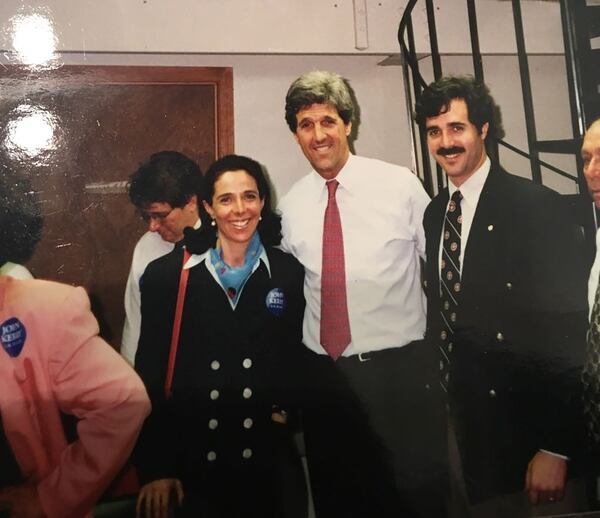 Hugo Carranza, en la campaña de John Kerry