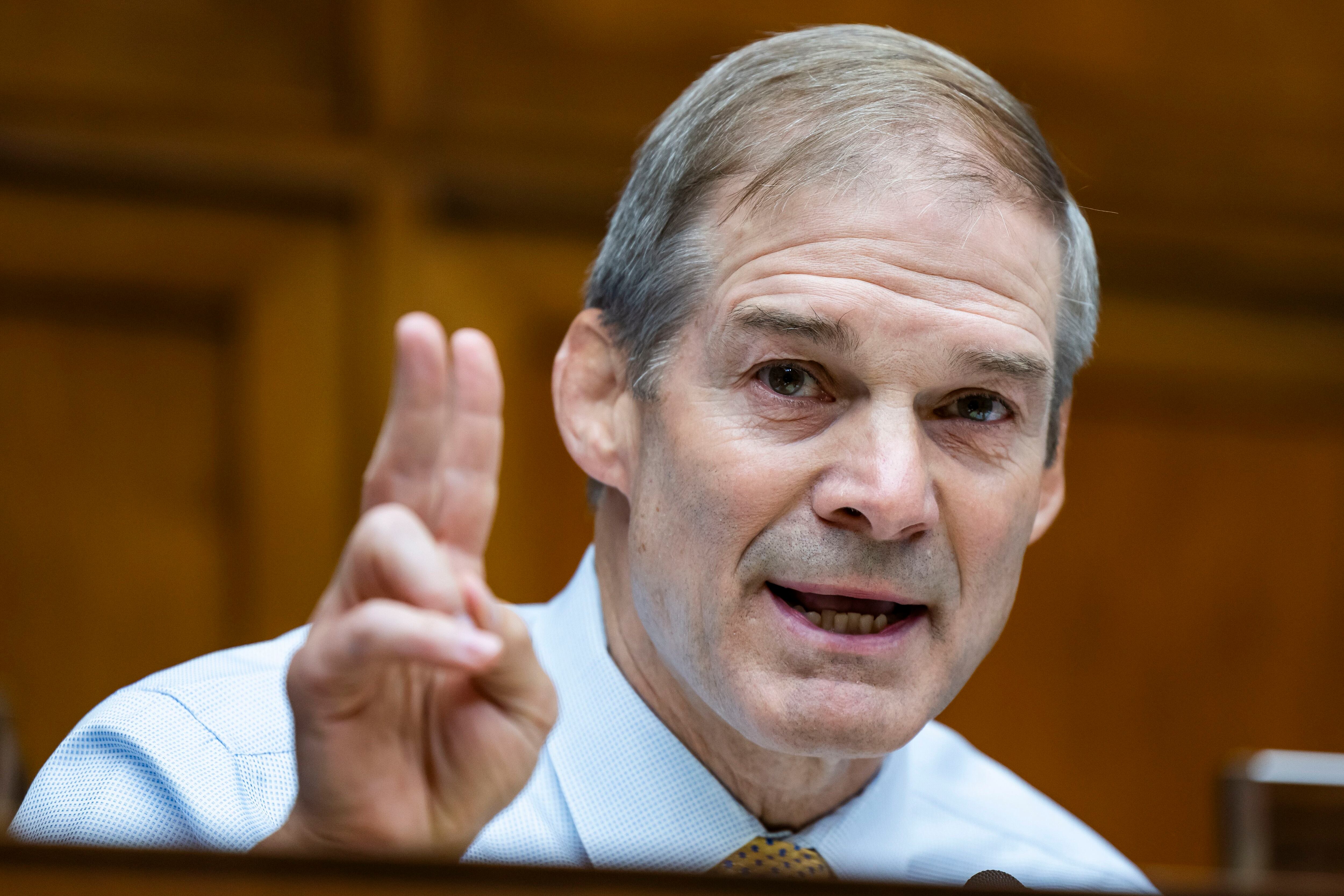 El republicano Jim Jordan, en una fotografía de archivo. EFE/EPA/JIM LO SCALZO