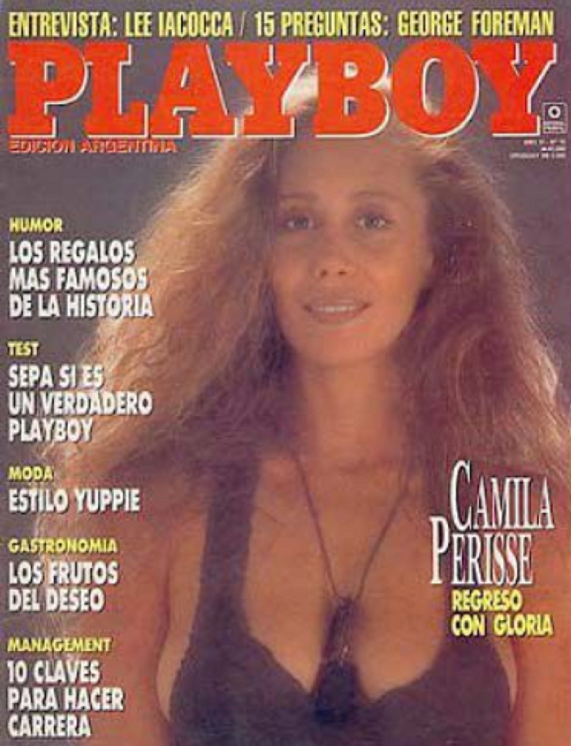Camila Perissé, tapa de Playboy