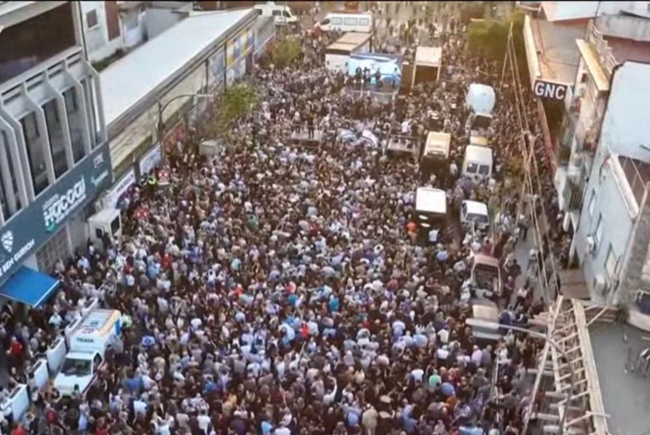 Cientos de personas marchan en la Ciudad de Buenos Aires en apoyo a Israel