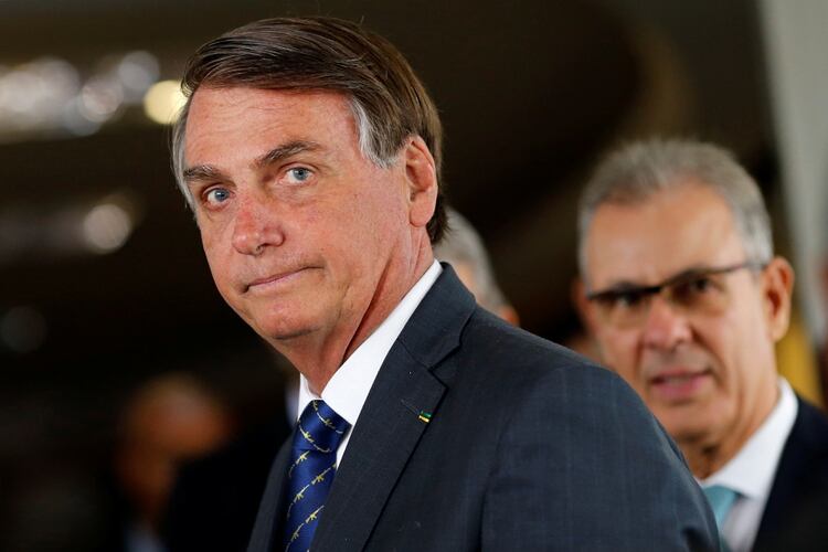 El presidente brasileño Jair Bolsonaro durante un encuentro en Brasilia, (REUTERS/Adriano Machado)