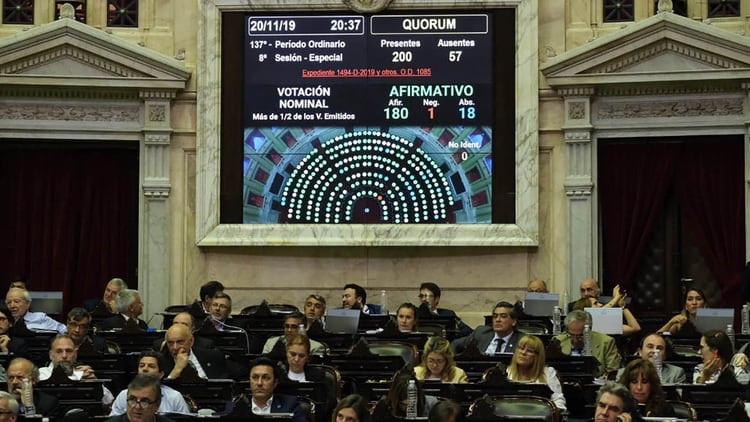 En noviembre la Ley de Góndola tuvo media sanción de la Cámara de Diputados por casi la mayoría