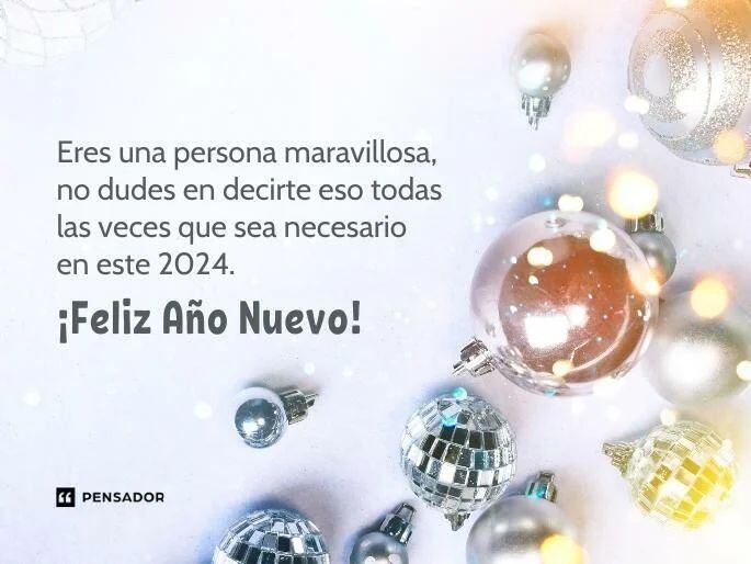 Postales e imágenes con frases motivadoras para compartir por Año Nuevo 2024