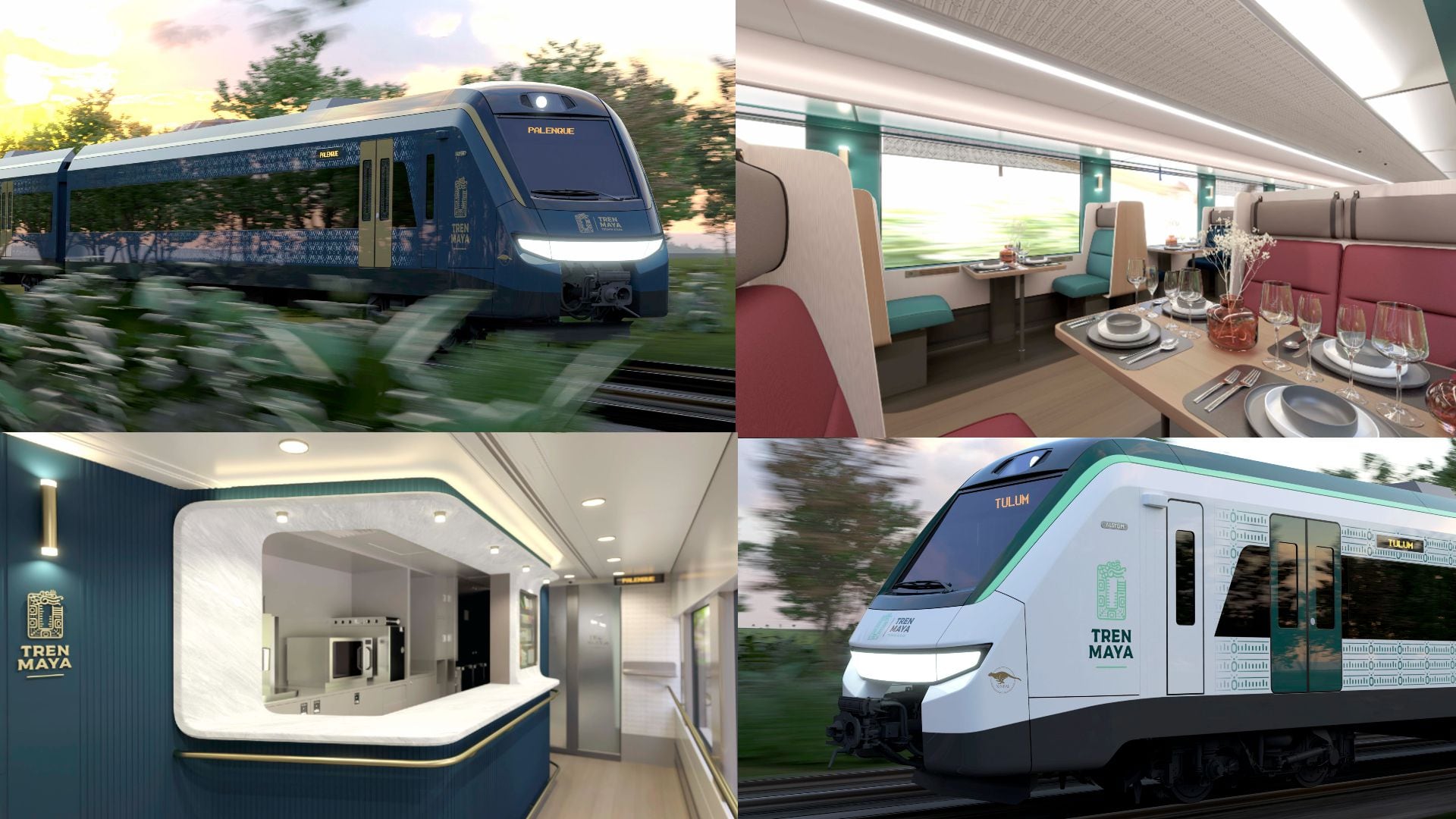 Fonatur presents the final finishes of the Mayan Train, one of the megaprojects of the Andrés Manuel López Obrador (AMLO) administration (Photo: Twitter/@TrenMayaMX)