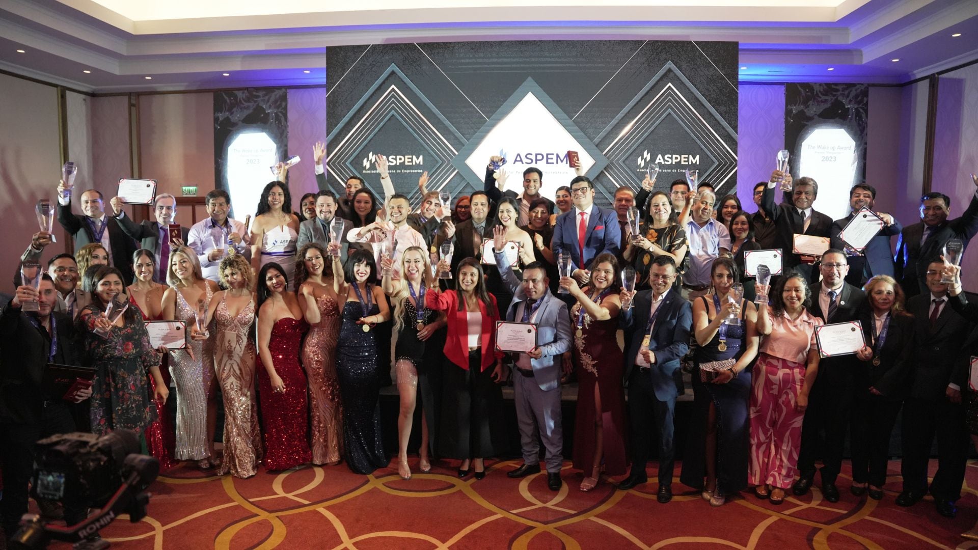 Todos los ganadores de la Asociación Peruana de Empresarios.