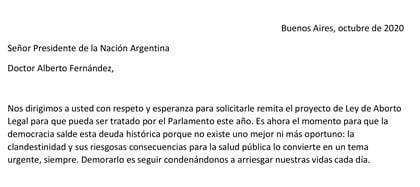 La carta de futbolistas argentinas al Presidente para pedir el aborto legal 