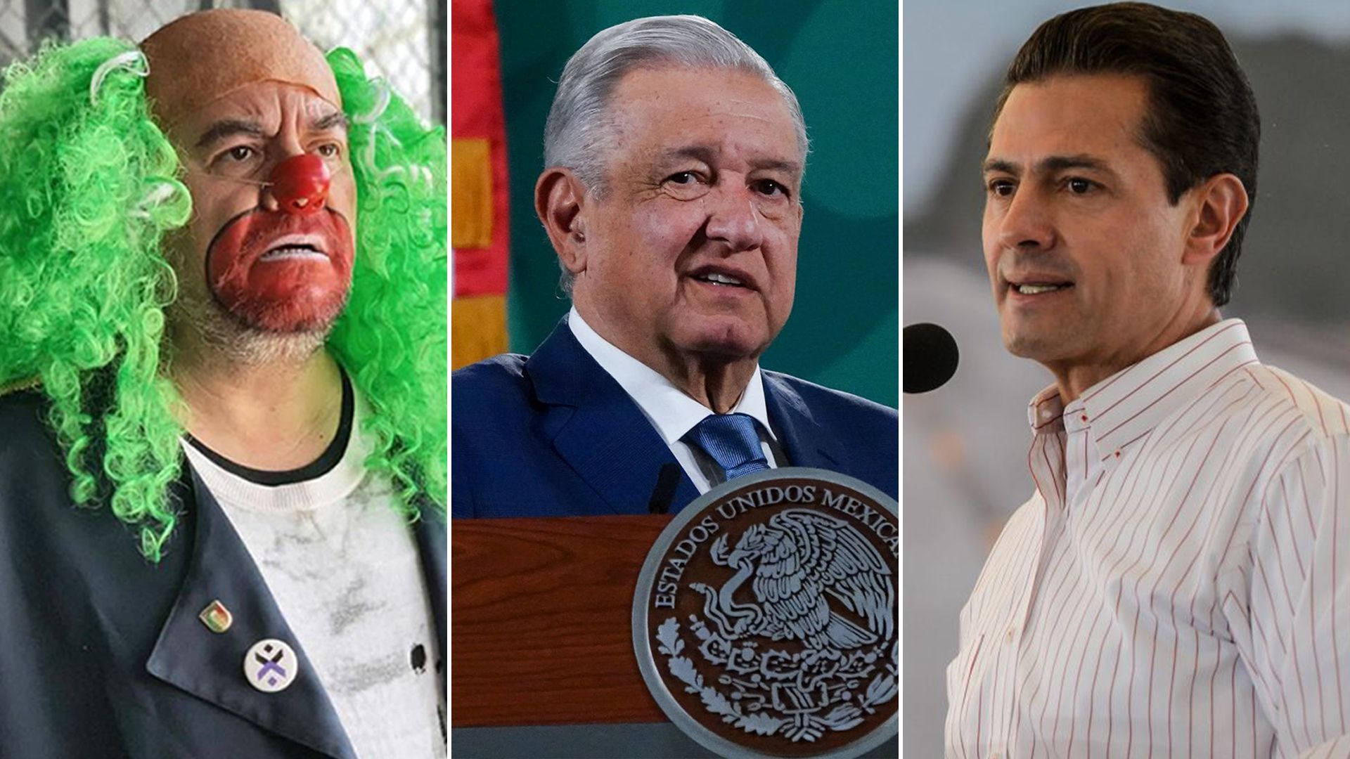 Brozo - AMLO - Enrique Peña Nieto