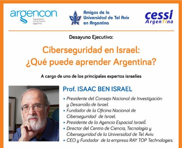 El profesor Isaac Israel llega esta semana a la Argentina para participar en conferencias y reuniones con distintos sectores (Amigos de la Universidad de Tel Aviv en Argentina)