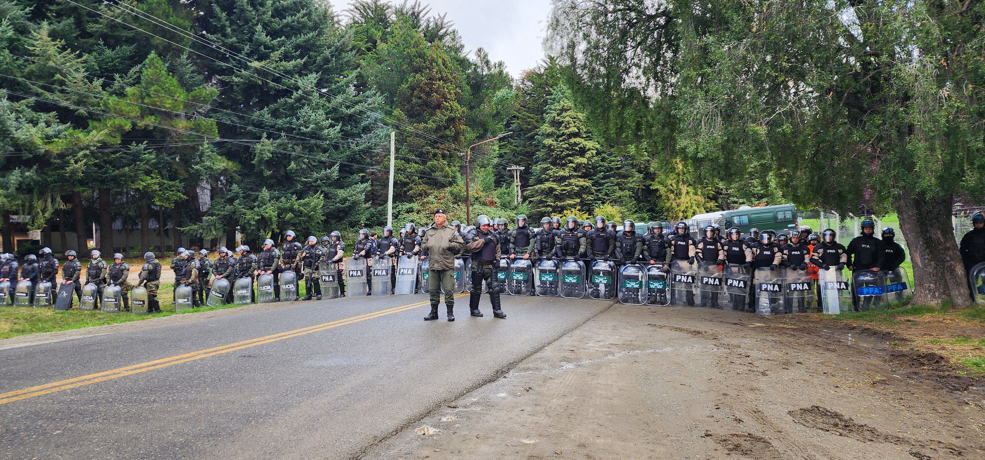 El operativo de seguridad en Bariloche en medio de la llegada de Javier Milei
