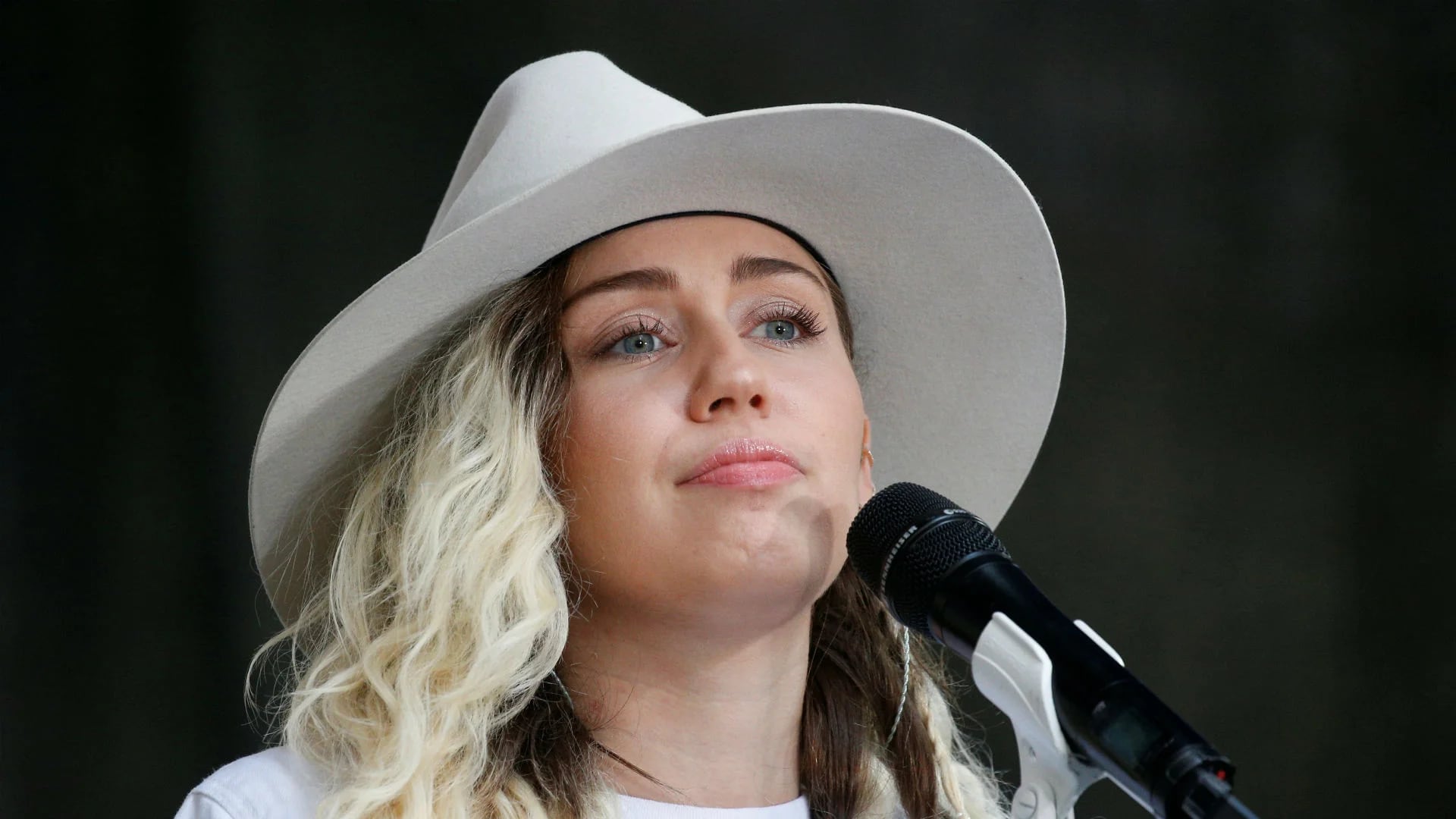 Miley Cyrus durante un concierto en Nueva York (Reuters)