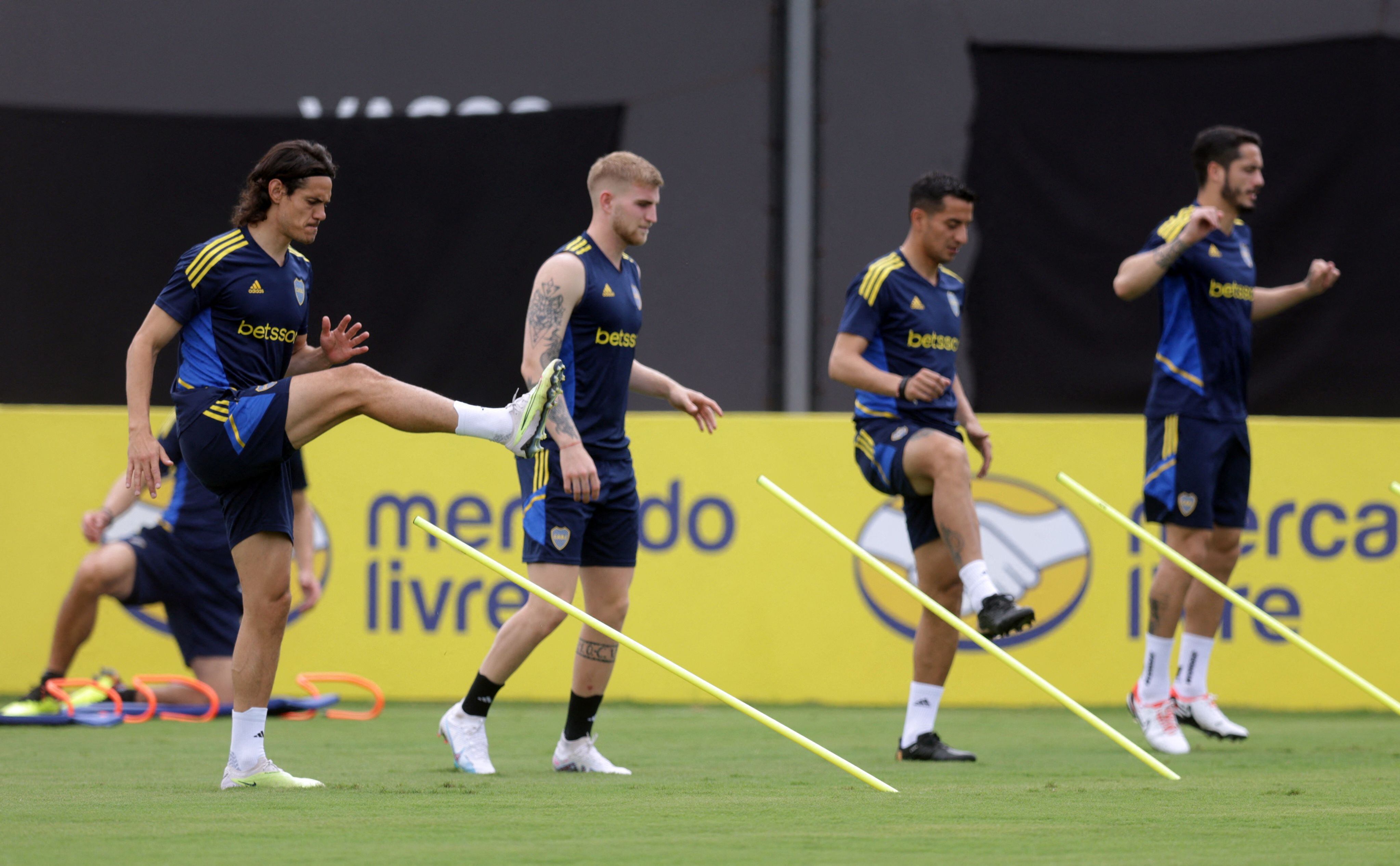 Boca ya está listo para afrontar la final contra Fluminense (REUTERS/Ricardo Moraes)