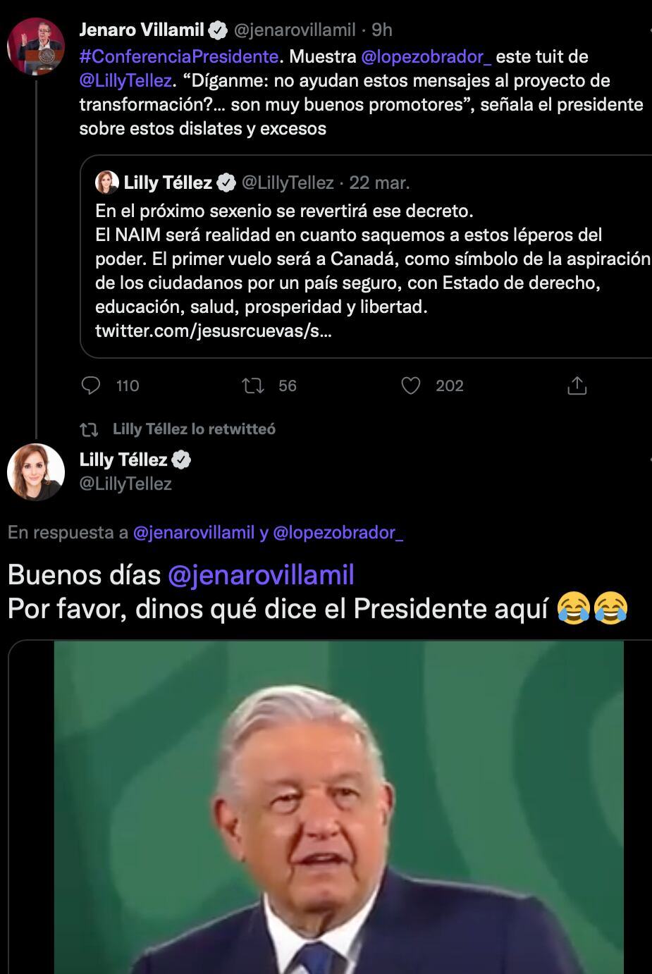 Jenaro Villamil Lilly Tellez AMLO