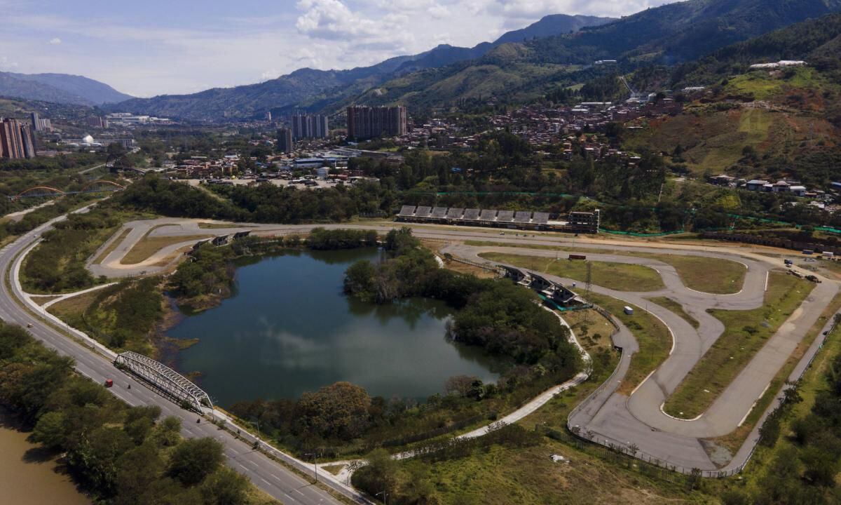 Central Park en Bello Antioquia donde sería el concierto de Karol G- crédito de redes sociales.