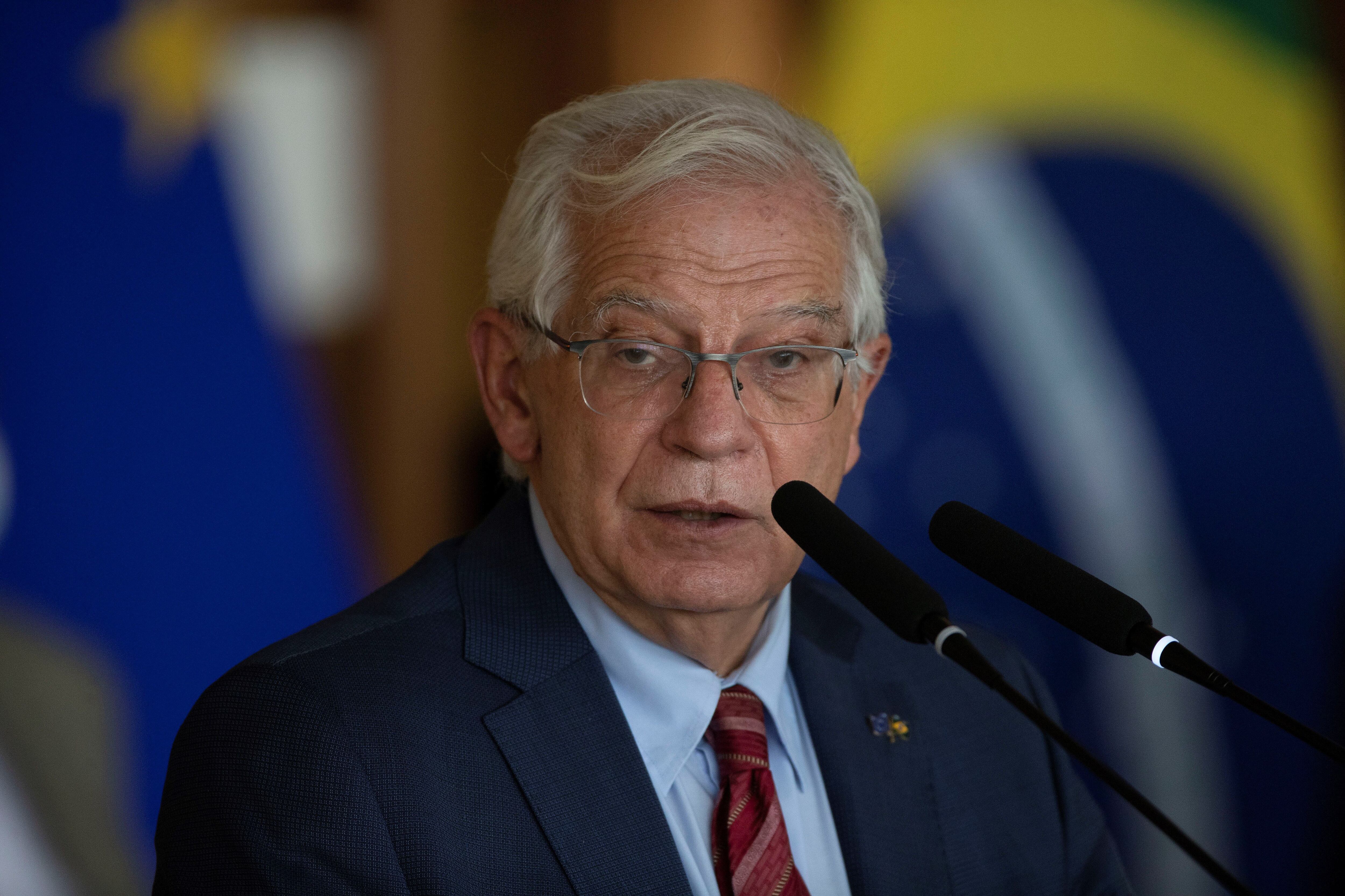 El Alto Representante de la Unión Europea (UE), Josep Borrell repudió el accionar de Daniel Ortega y dijo que las elecciones en Nicaragua fueron ilegítimas (EFE)