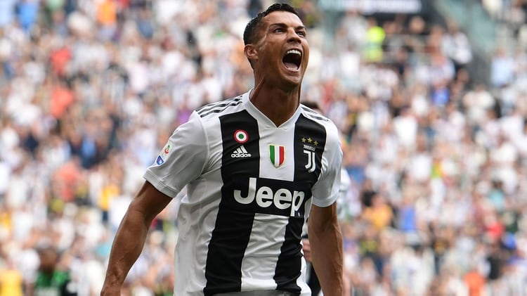 Resultado de imagen para cristiano con la juve