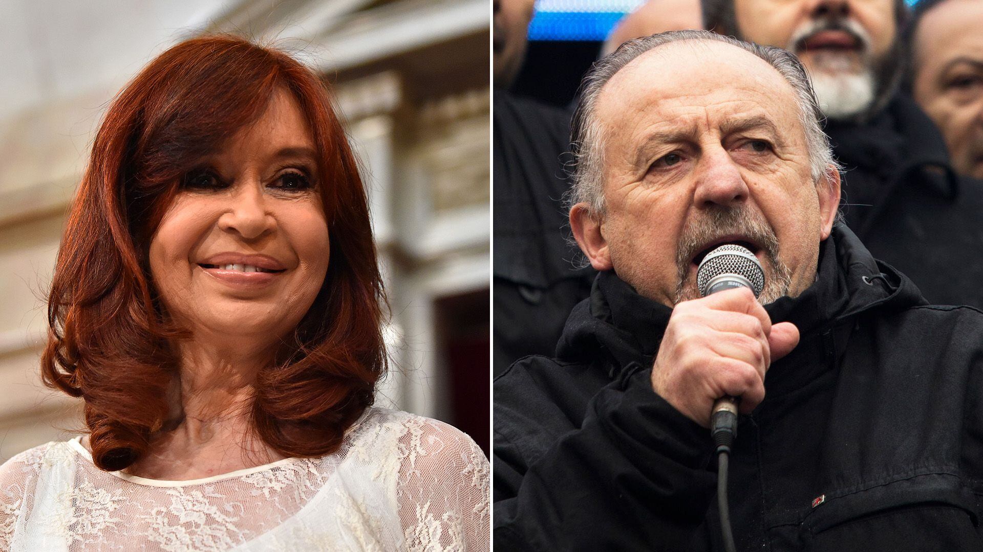 Cristina Kirchner y Hugo Yasky