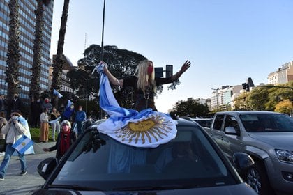 El presidente Alberto Fernández cuestionó los dichos de Mauricio Macri en apoyo a la marcha del 17 A(Franco Fafasuli)