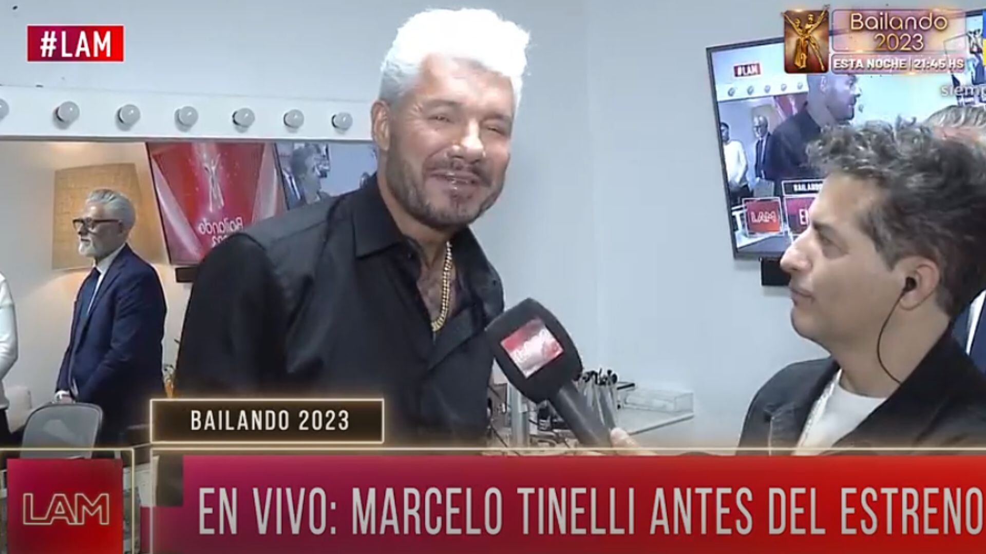 Marcelo Tinelli Bailando 2023 captura de America