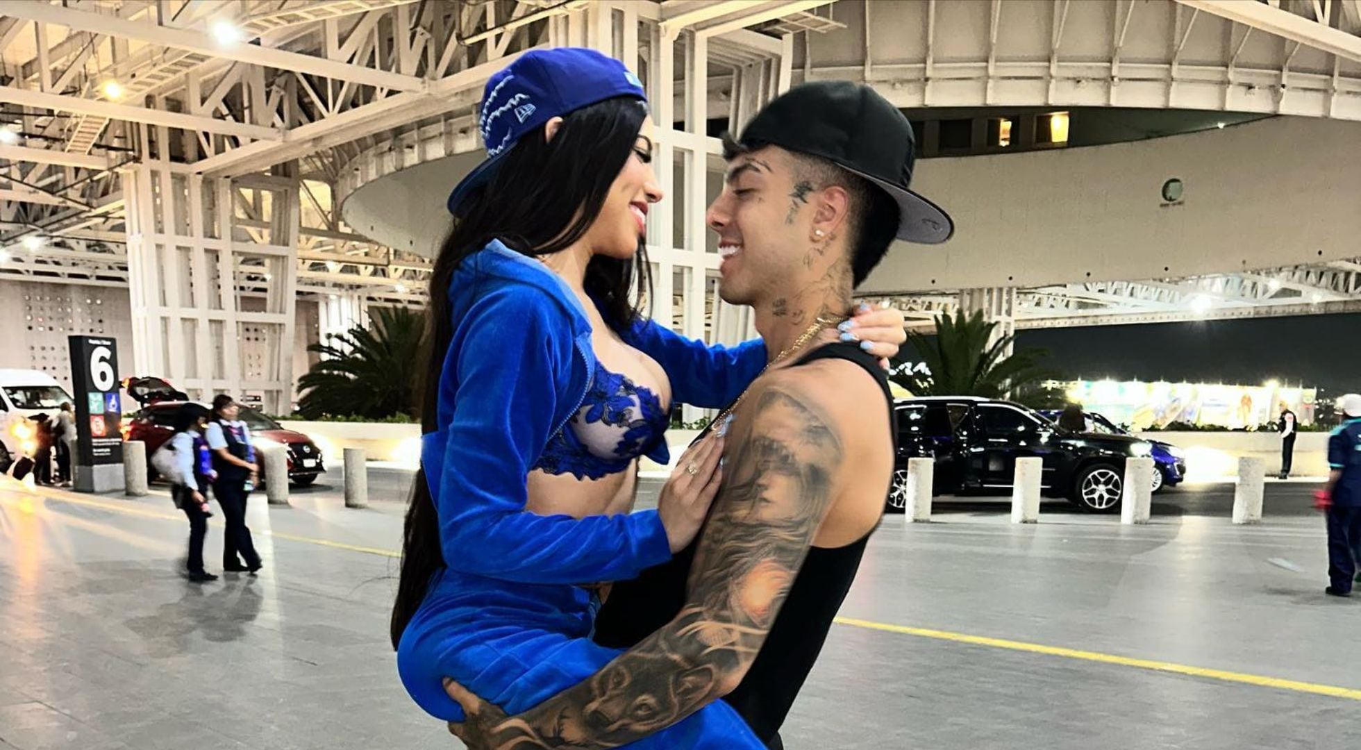 Yeri acusó públicamente a Naim de pegarle y dejarle moretones por el cuerpo (Instagram/@naimdarrechi)