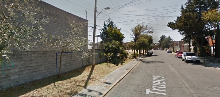 Los restos del menor se encontraron alrededor de las 7:30 horas del pasado jueves entre unos Ã¡rboles, sobre la avenida Trueno, entre las calles de Encino y Cedro, en Toluca, Estado de MÃ©xico Foto: (Google Maps)