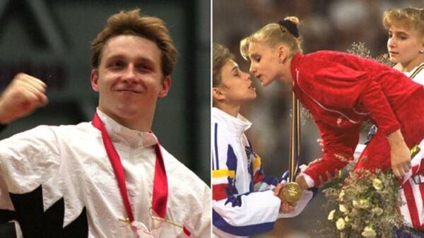 Vitaly Scherbo y Tatiana Gutsu fueron campeones olímpicos en 1992