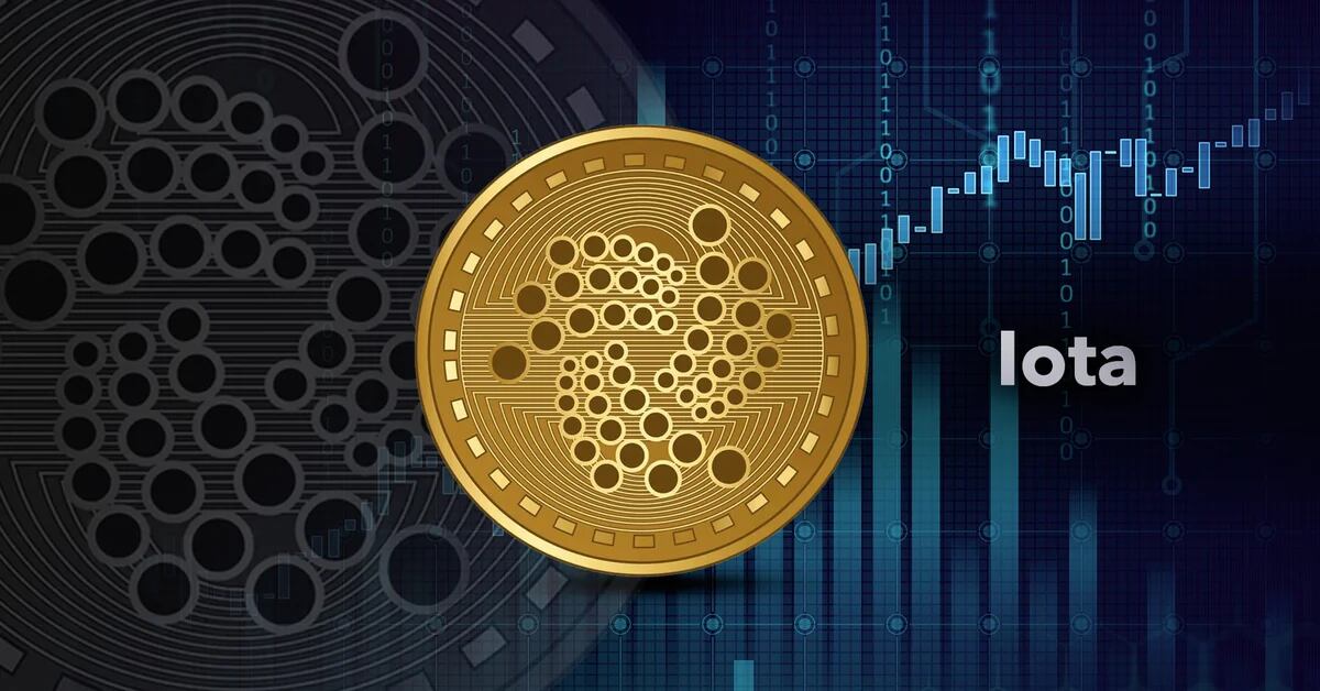 How the value of the iota cryptocurrency has changed over the past day