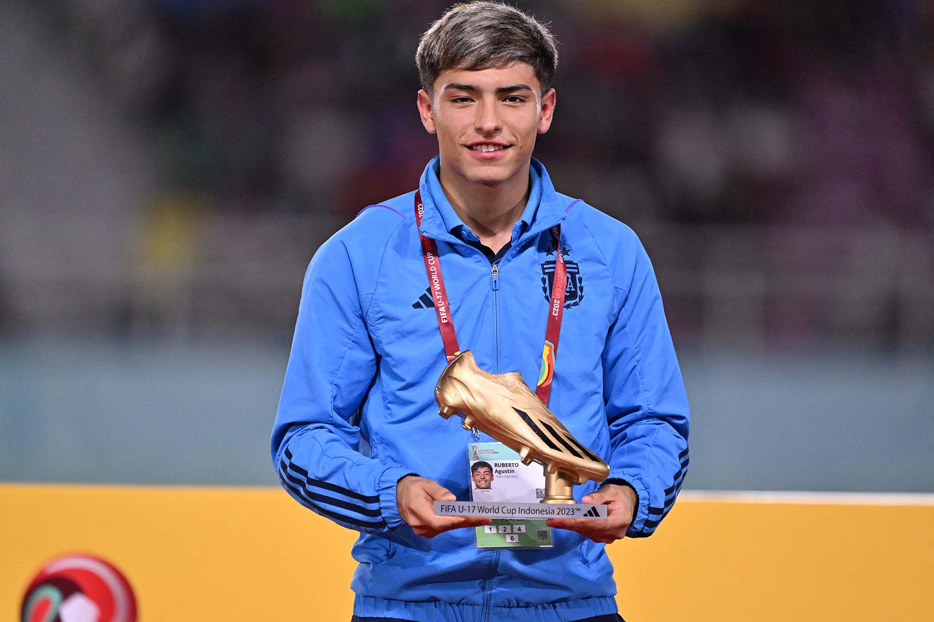 Agustín Ruberto Bota de Oro Mundial Sub 17