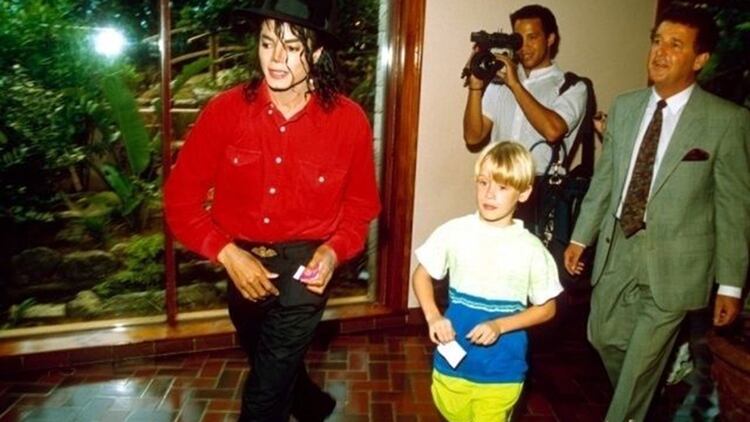 Michael Jackson con Macaulay Culkin