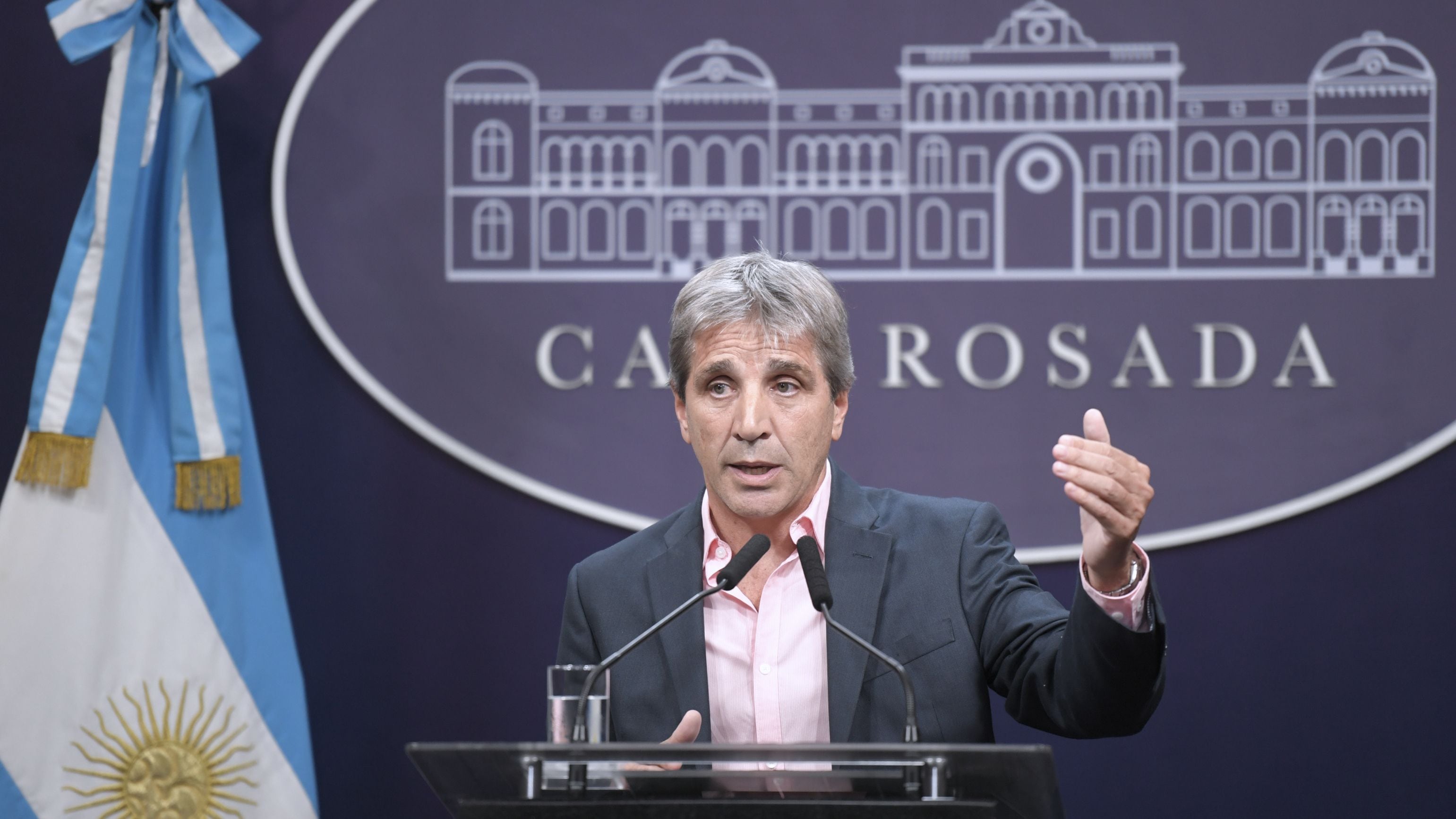 El ministro de Economía argentino, Luis Caputo 
