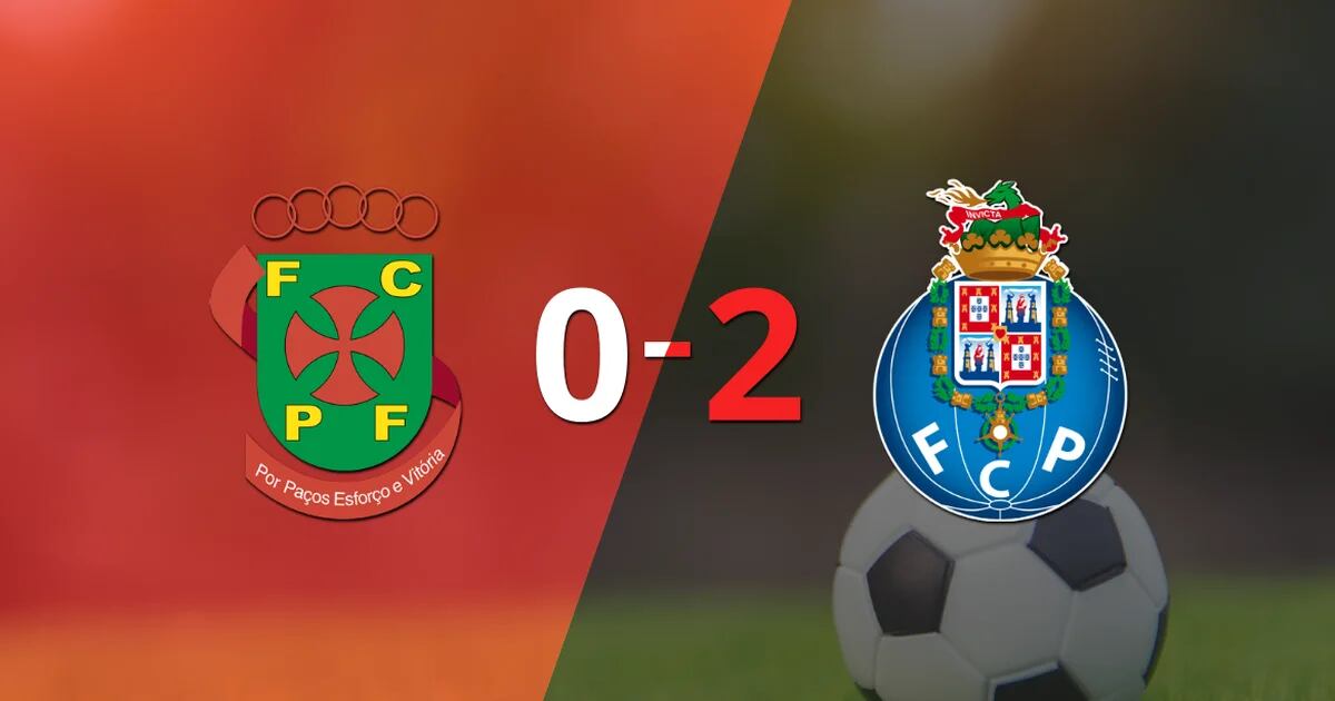 Em casa, o Paços de Ferreira perdeu por 2-0 frente ao Porto
