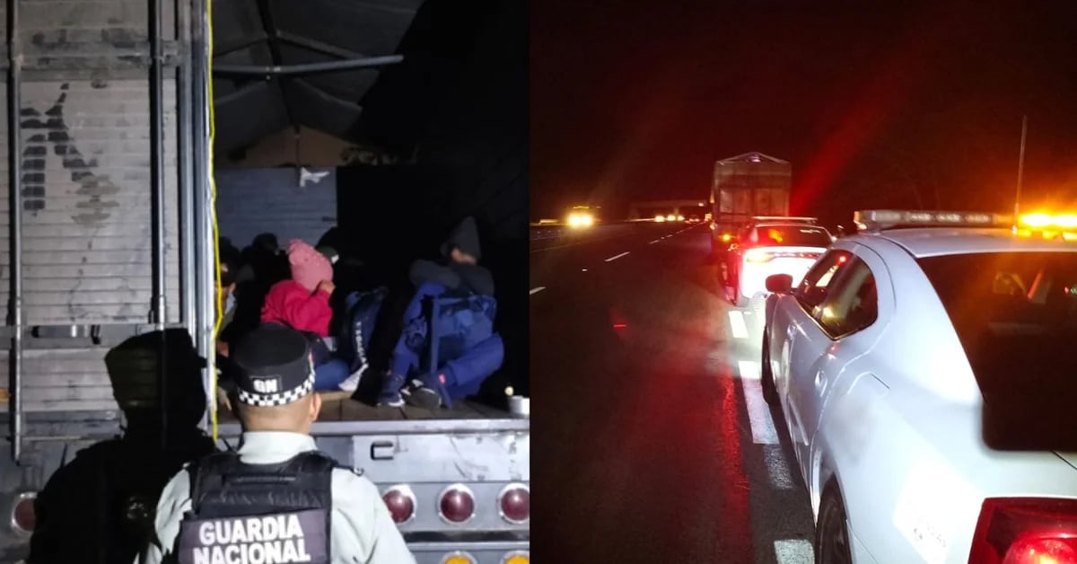 The National Guard rescued 40 migrants crammed into a truck in Veracruz