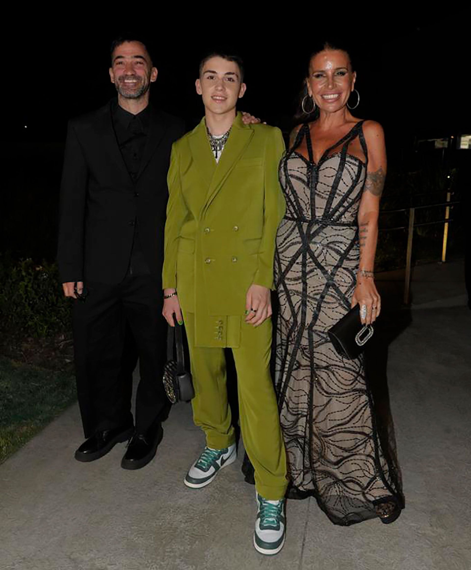 Juan con sus padres, Mariano Otero y Florencia Pe&ntilde;a