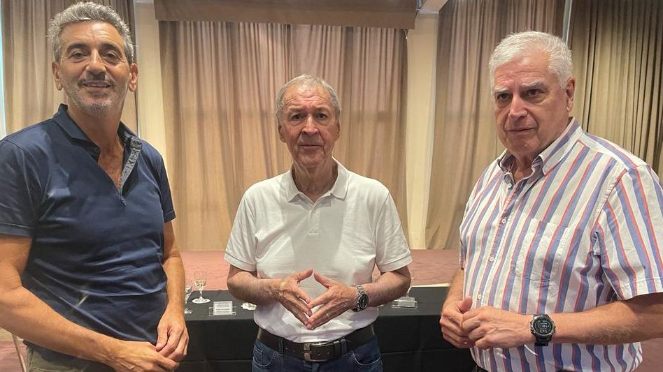 Schiaretti junto a los diputados Florencio Randazzo y Carlos Gutiérrez (Gobierno de Córdoba)